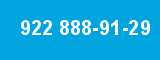922 888-91-29